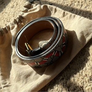 Gucci Kingsnake Belt Rare 85/34